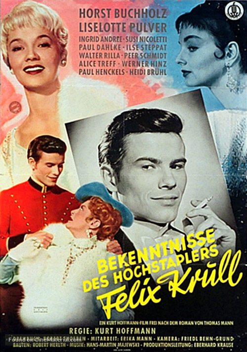 Bekenntnisse des Hochstaplers Felix Krull - German Movie Poster