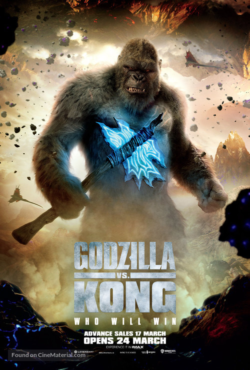 Godzilla vs. Kong - Singaporean Movie Poster