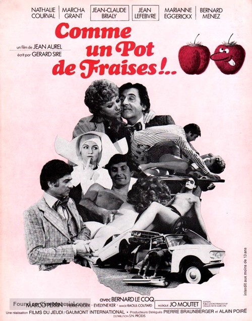 Comme un pot de fraises!.. - French Movie Poster