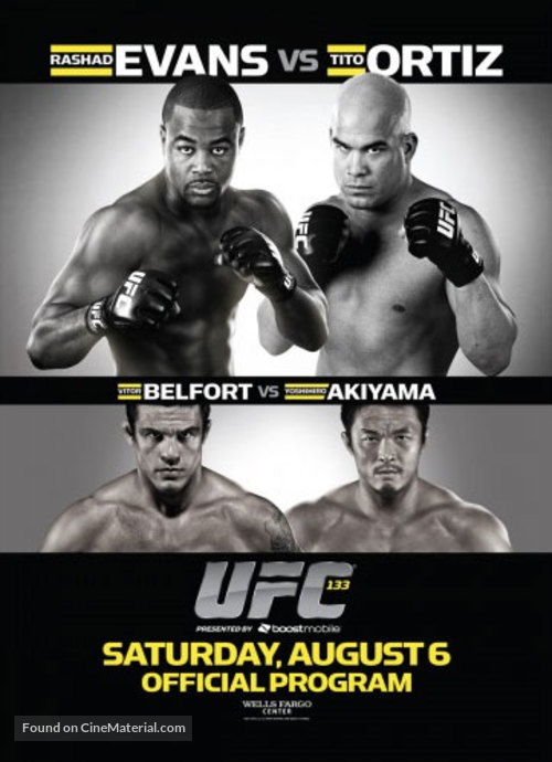 UFC 133: Evans vs. Ortiz - Movie Poster