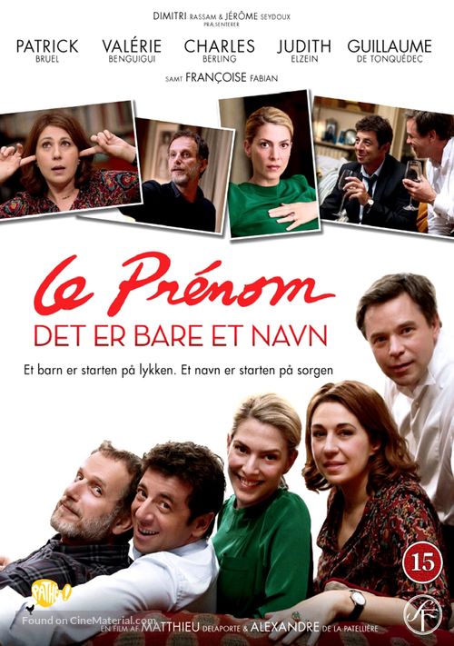 Le pr&eacute;nom - Danish DVD movie cover