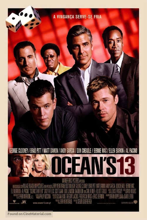 Ocean&#039;s Thirteen - Portuguese Movie Poster