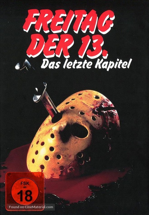 Friday the 13th: The Final Chapter - German Blu-Ray movie cover