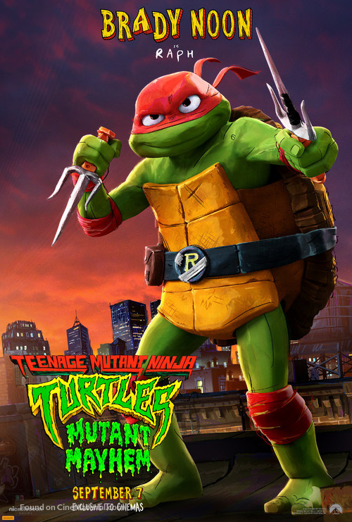 Teenage Mutant Ninja Turtles: Mutant Mayhem - Australian Movie Poster