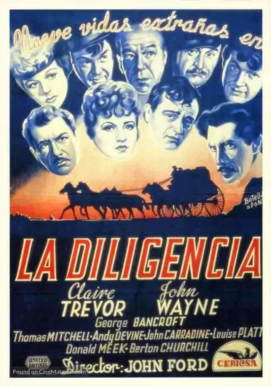 Stagecoach - Spanish Movie Poster