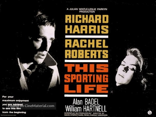 This Sporting Life - British Movie Poster