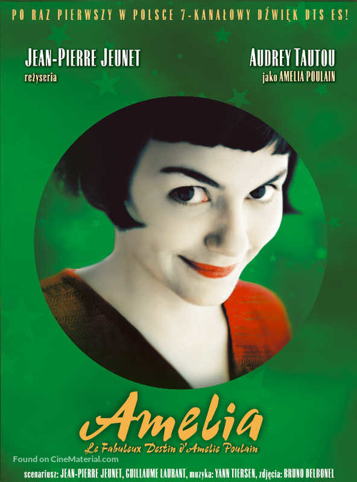 Le fabuleux destin d&#039;Am&eacute;lie Poulain - Polish DVD movie cover