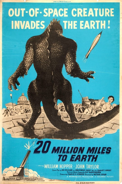 20 Million Miles to Earth - Movie Poster
