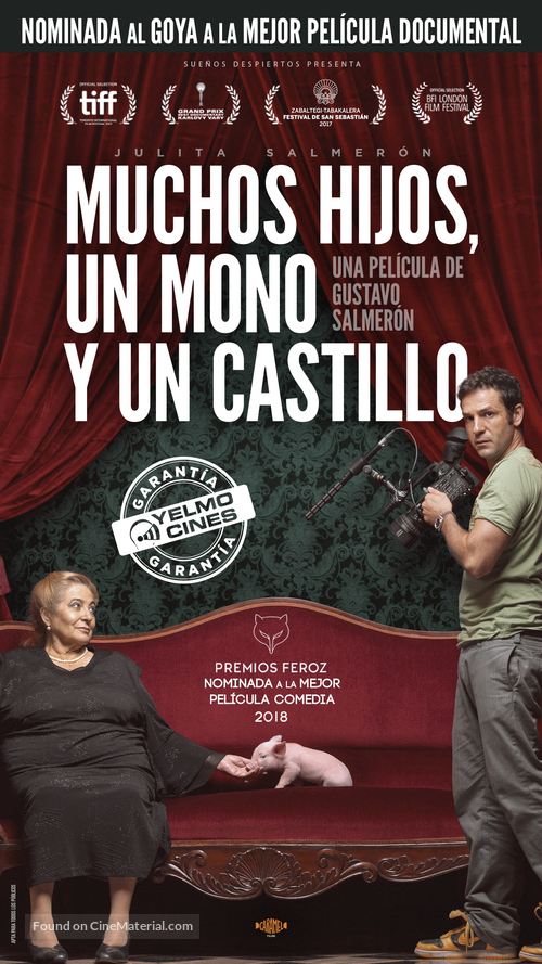 Muchos hijos, un mono y un castillo - Spanish Movie Poster