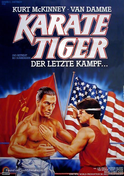 No Retreat, No Surrender - German Movie Poster
