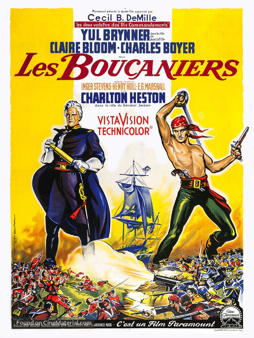 The Buccaneer - French Movie Poster