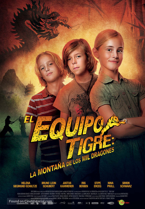 Tiger-Team - Der Berg der 1000 Drachen - Spanish Movie Poster