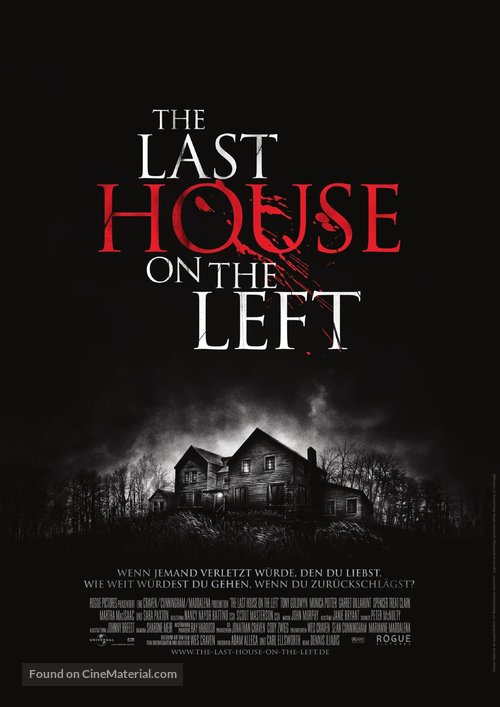 The Last House on the Left - German Movie Poster