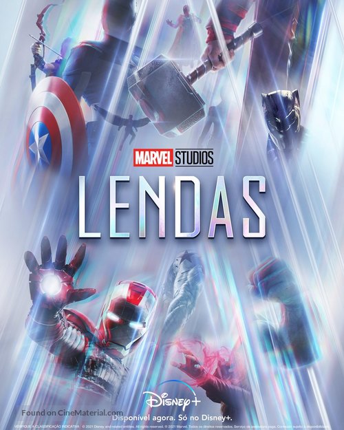 &quot;Marvel Studios: Legends&quot; - Brazilian Movie Poster