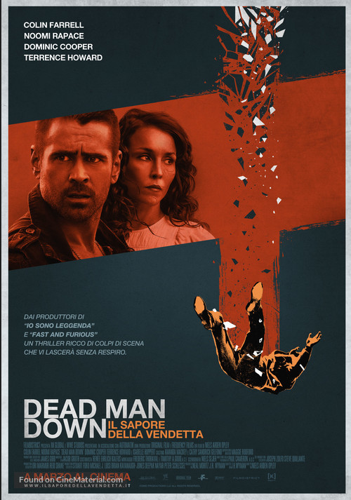 Dead Man Down - Italian Movie Poster