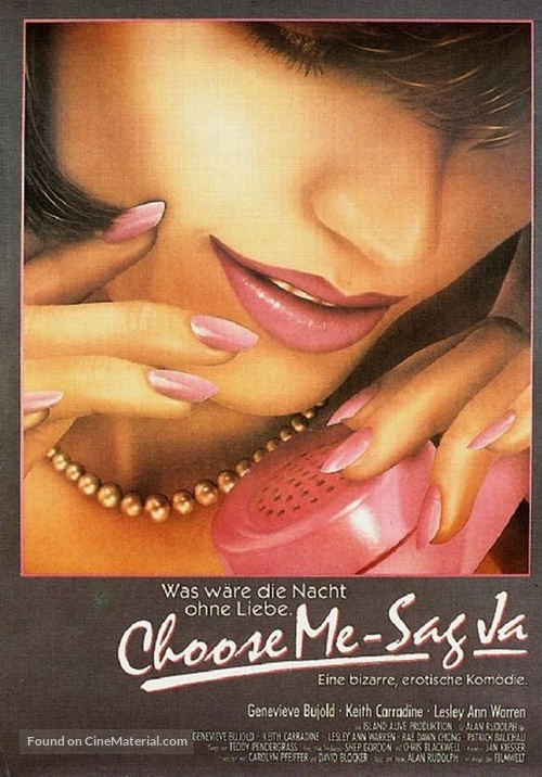 Choose Me - German Movie Poster