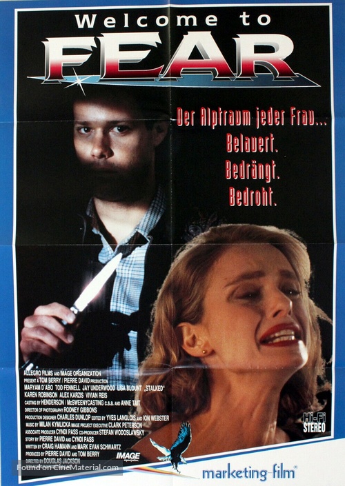 Stalked - German Video release movie poster