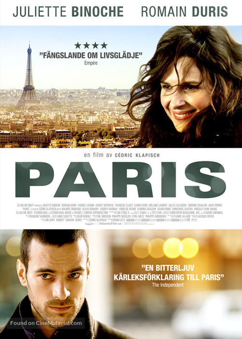 Paris - Swedish Movie Poster