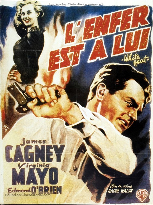 White Heat - French Movie Poster