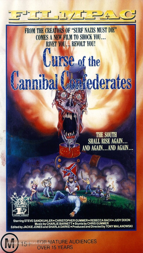 The Curse of the Screaming Dead - Australian VHS movie cover