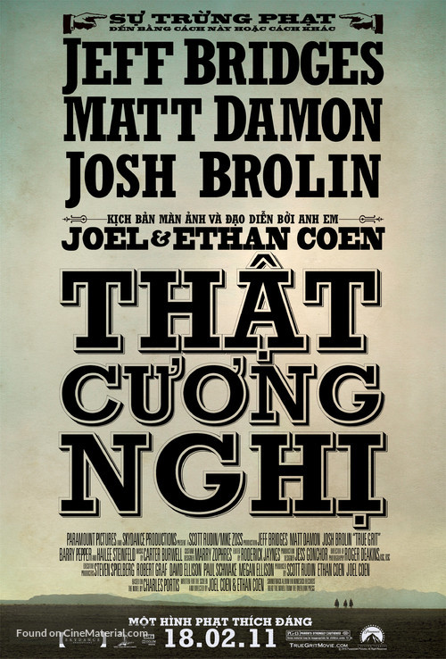 True Grit - Vietnamese Movie Poster