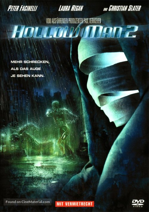 Hollow Man II - German Movie Cover