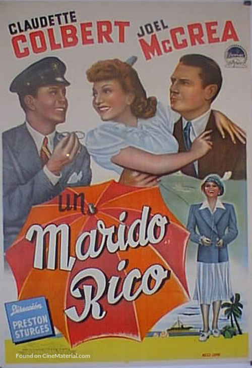 The Palm Beach Story - Argentinian Movie Poster