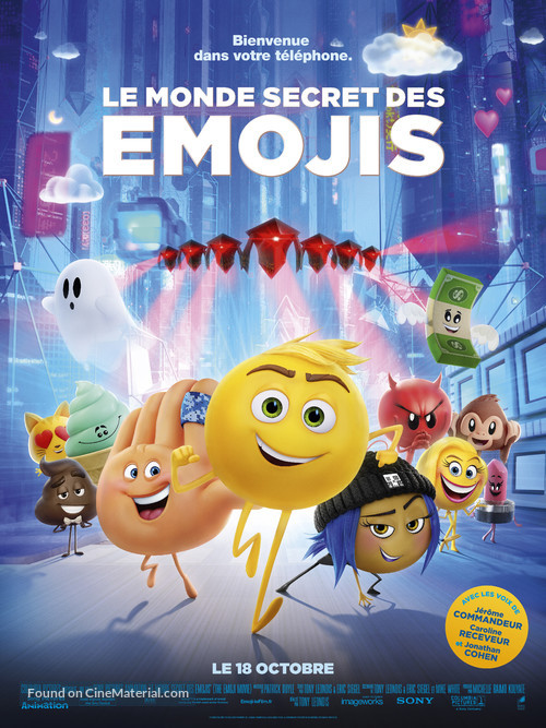 The Emoji Movie - French Movie Poster