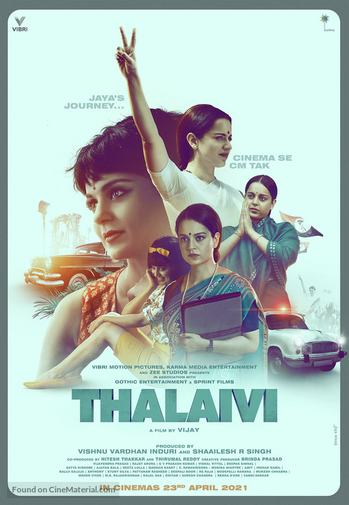 Thalaivi - Indian Movie Poster