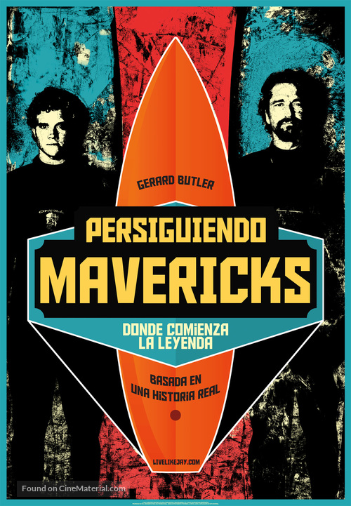 Chasing Mavericks - Spanish Movie Poster