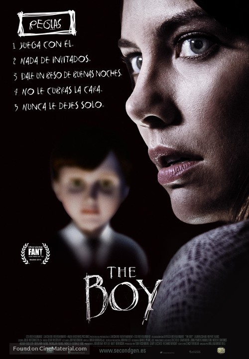 The Boy - Spanish Movie Poster