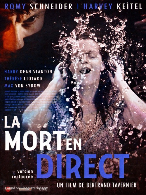 La mort en direct - French Re-release movie poster