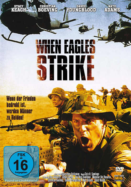 When Eagles Strike - German Movie Cover
