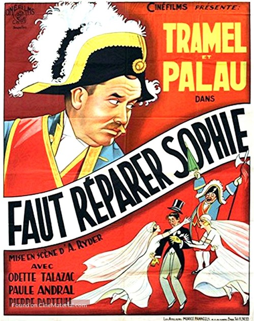 Faut r&eacute;parer Sophie - French Movie Poster