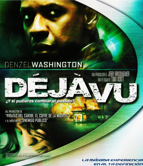 Deja Vu - Spanish Blu-Ray movie cover