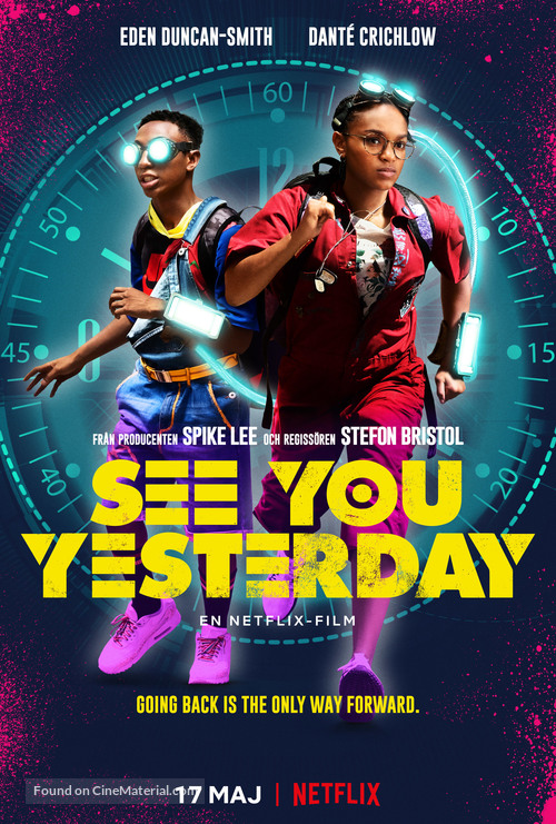 See You Yesterday - Swedish Movie Poster