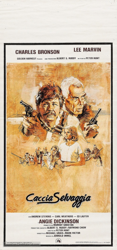 Death Hunt - Italian Movie Poster