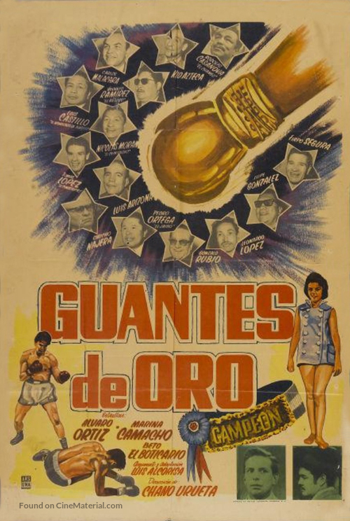 Guantes de oro - Mexican Movie Poster