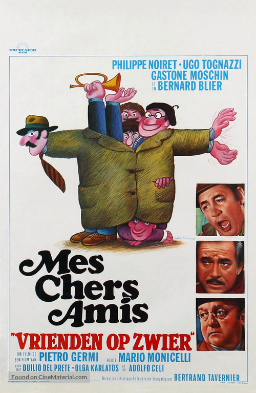 Amici miei - Belgian Movie Poster