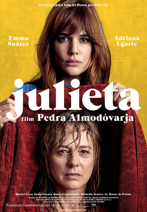 Julieta - Slovenian Movie Poster