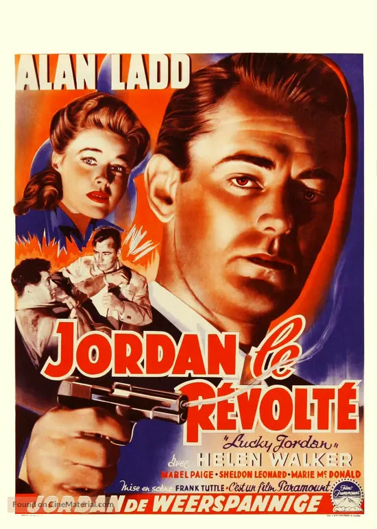 Lucky Jordan - Belgian Movie Poster