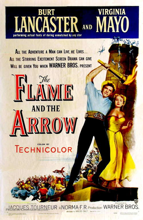 The Flame and the Arrow - Movie Poster