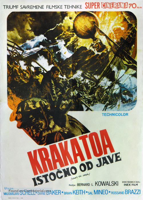 Krakatoa, East of Java - Yugoslav Movie Poster