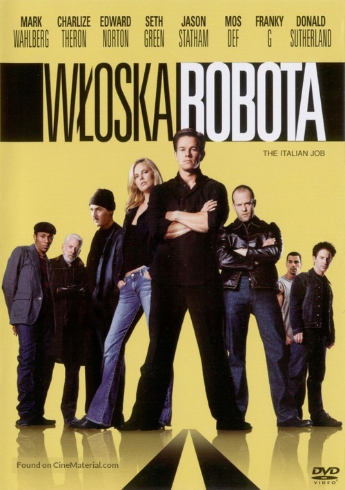 The Italian Job - Polish Movie Cover