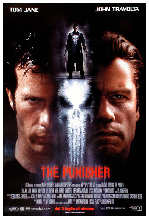 The Punisher - Italian Theatrical movie poster