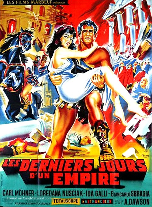 Crollo di Roma, Il - French Movie Poster