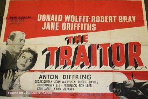 The Traitor - British Movie Poster