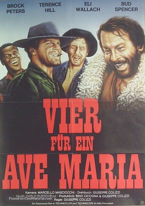 I quattro dell&#039;Ave Maria - German Movie Poster