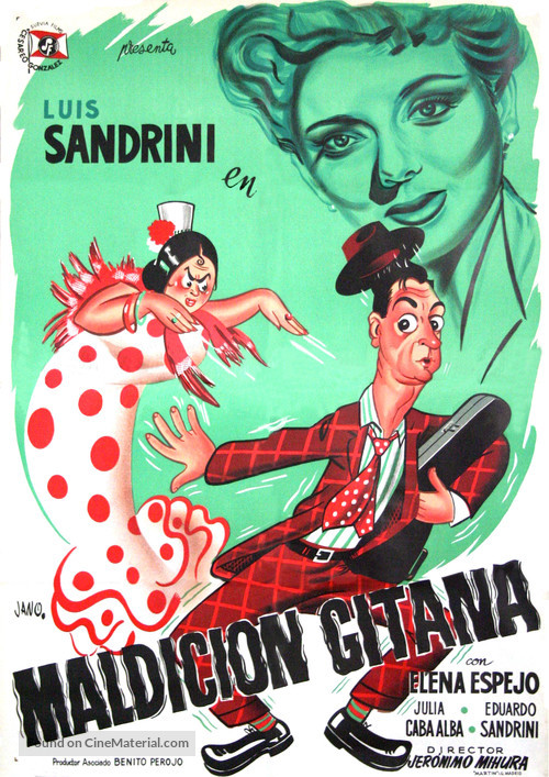 Maldici&oacute;n gitana - Spanish Movie Poster