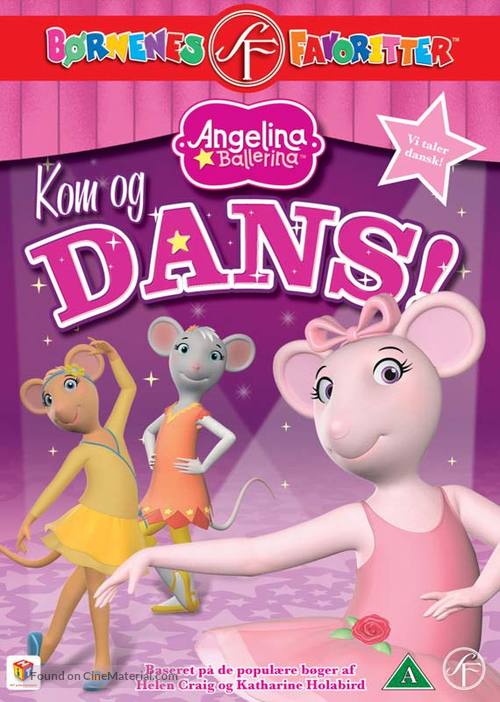 Angelina Ballerina: Love to Dance - Danish DVD movie cover